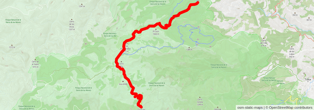 Puerto Saucillo-Torrecilla stage 2 Map