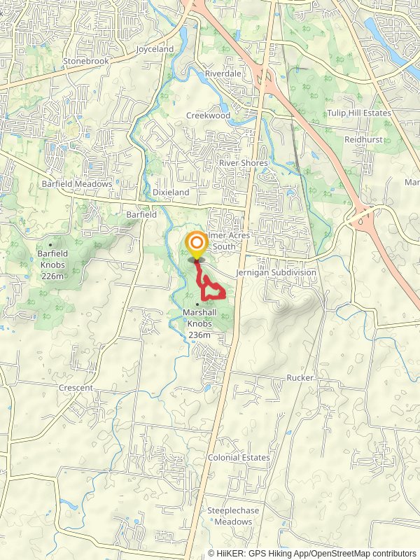 Marshall Knobs Trail