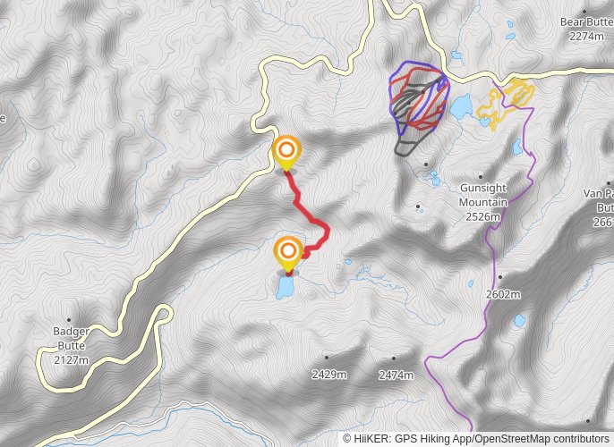Crawfish Lake #1 mobile static map