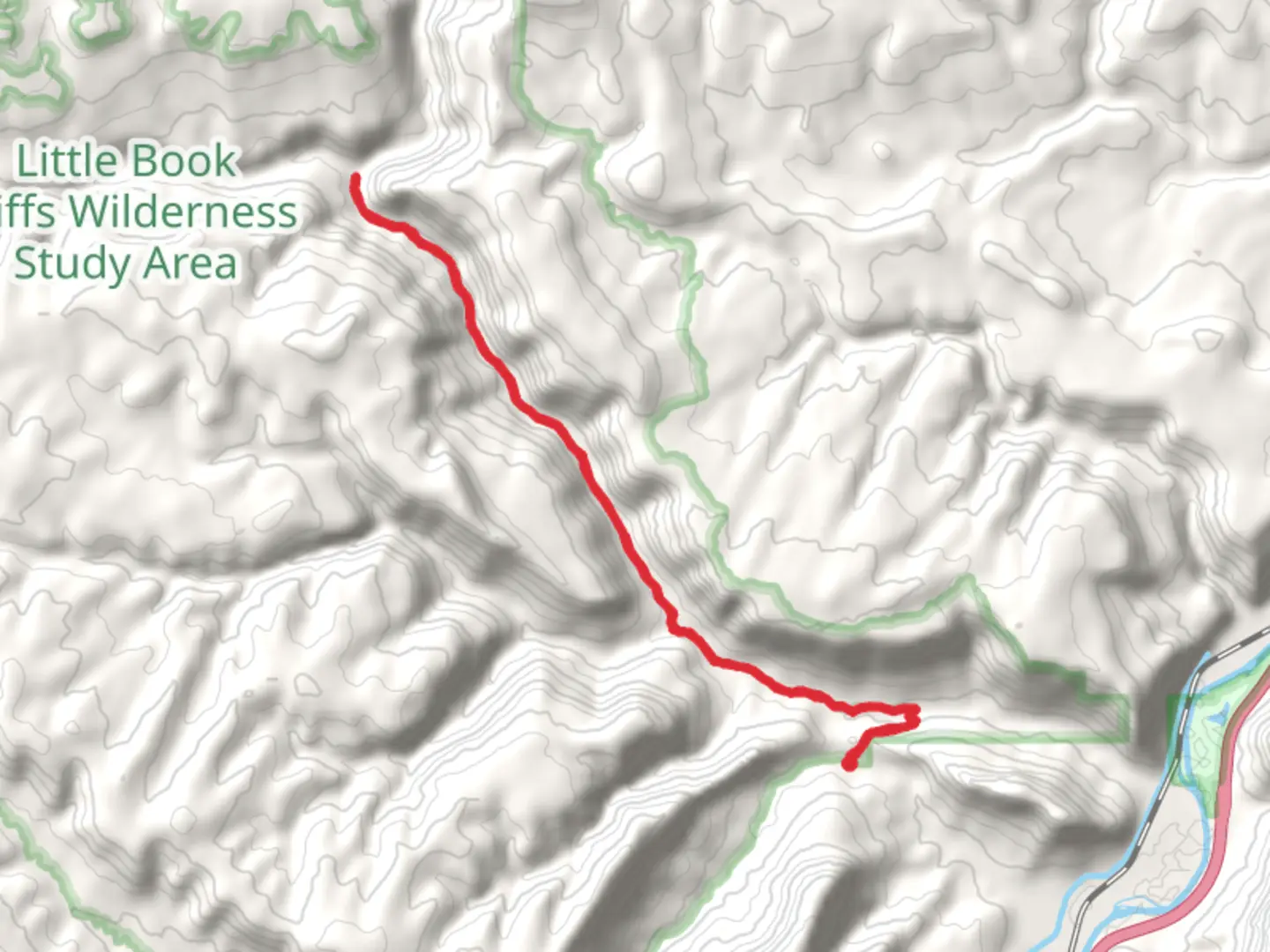 An image depicting the trail Jerry Creek and its surrounding area.