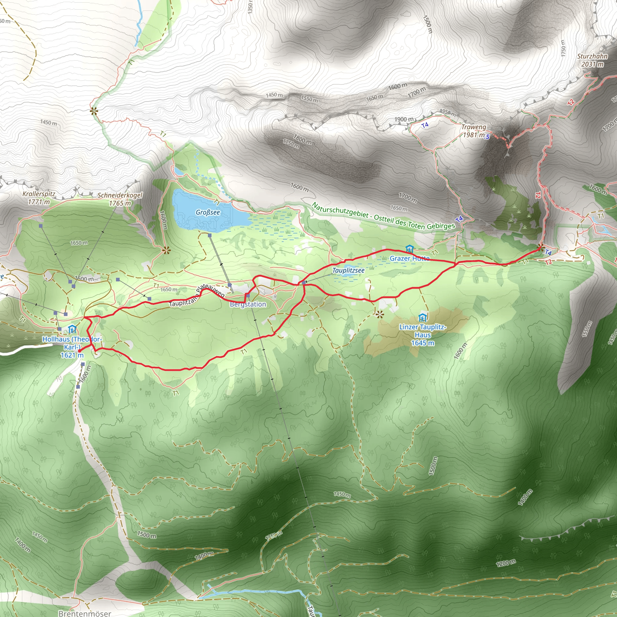 Steirerseebankerl mobile static map