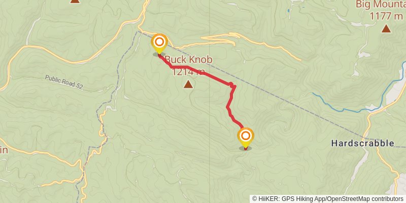 Laurel Fork Trail stage 2 Map