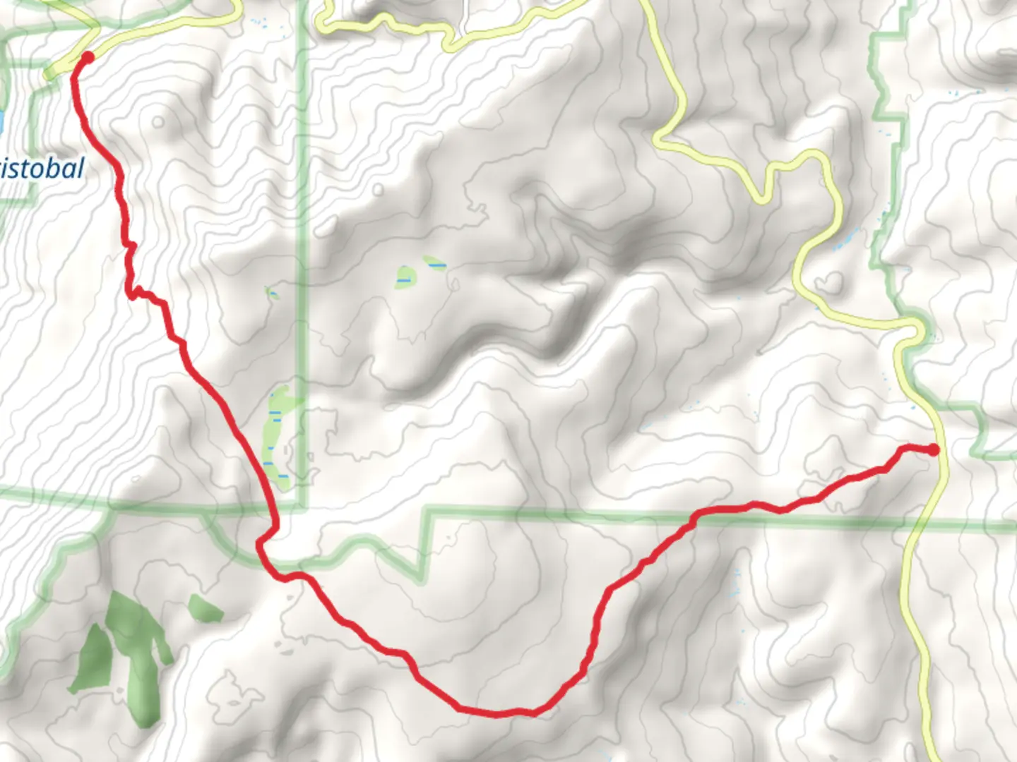 An image depicting the trail Colorado Trail and Sawmill Park Road and its surrounding area.