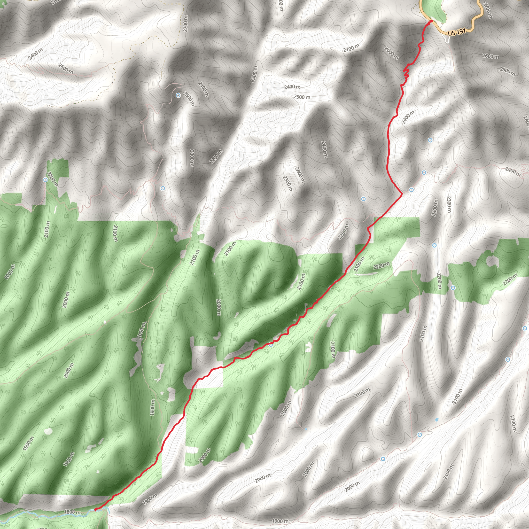 Salthouse Trail mobile static map
