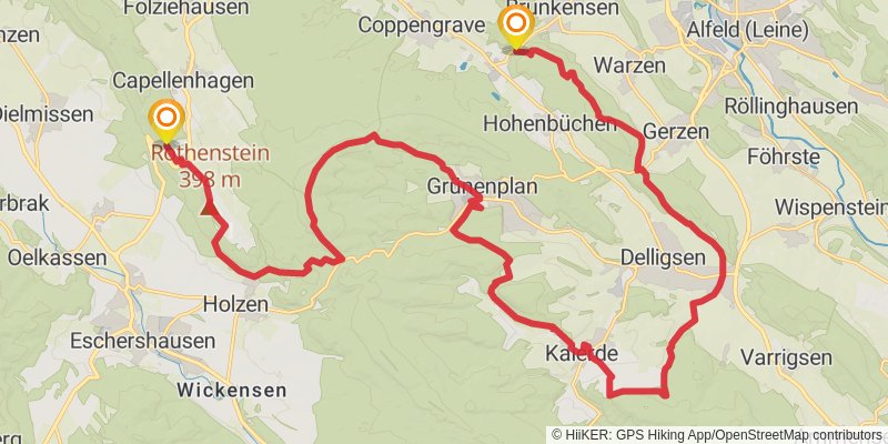 Ith-Hils-Weg stage 3 Map