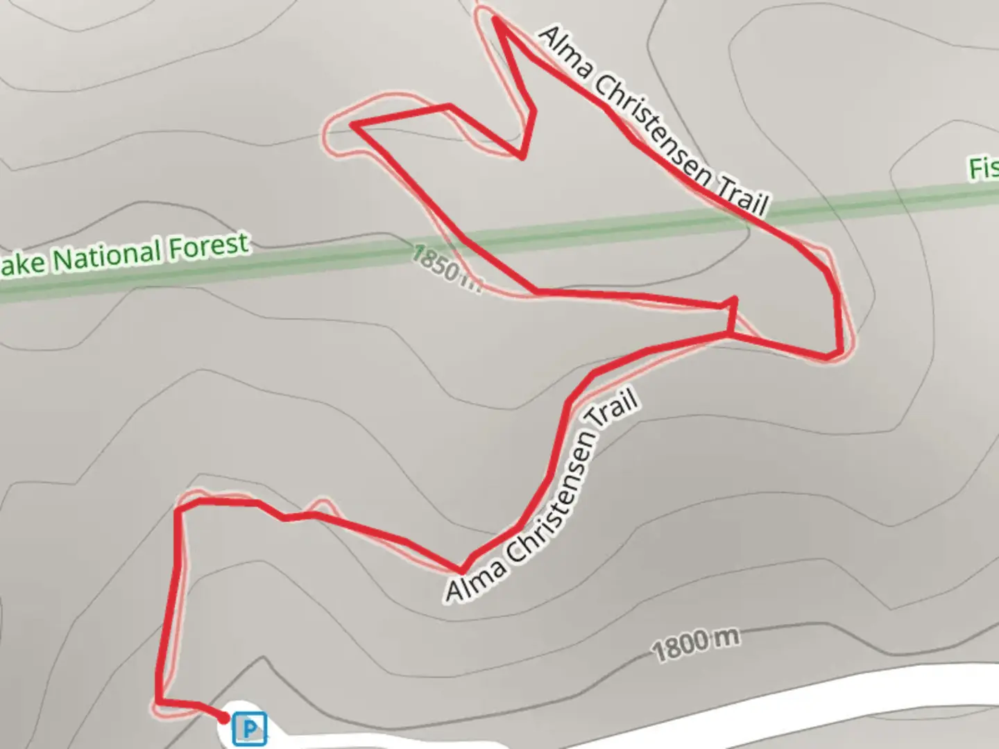 An image depicting the trail Clear Creek Canyon Road and its surrounding area.