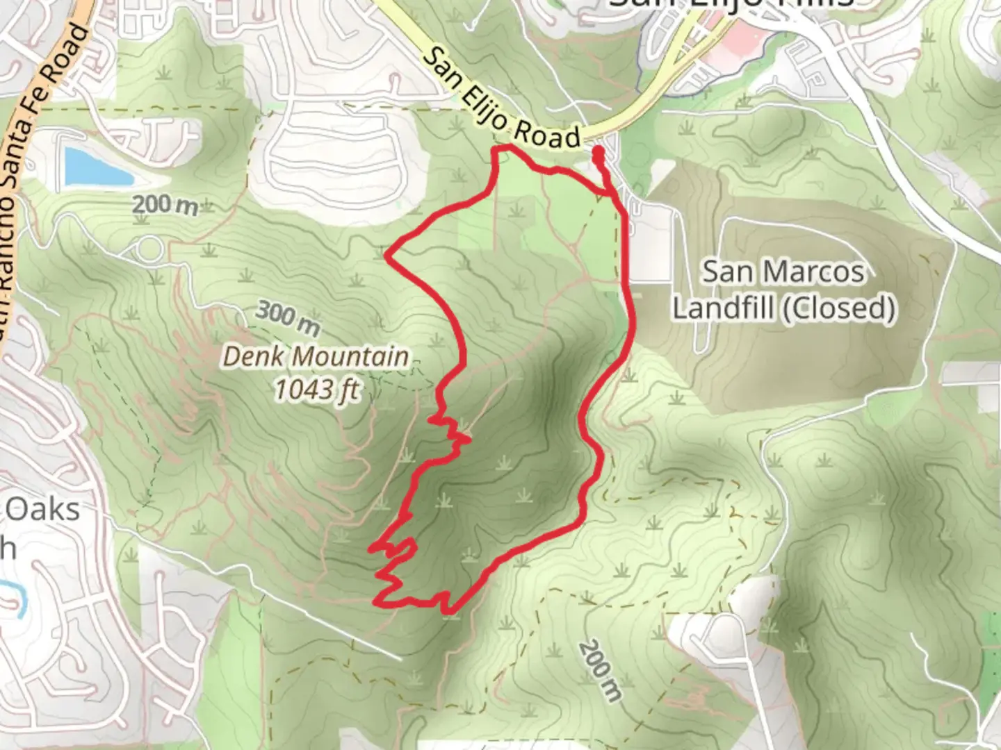 An image depicting the trail Hidden Canyon Road Loop and its surrounding area.