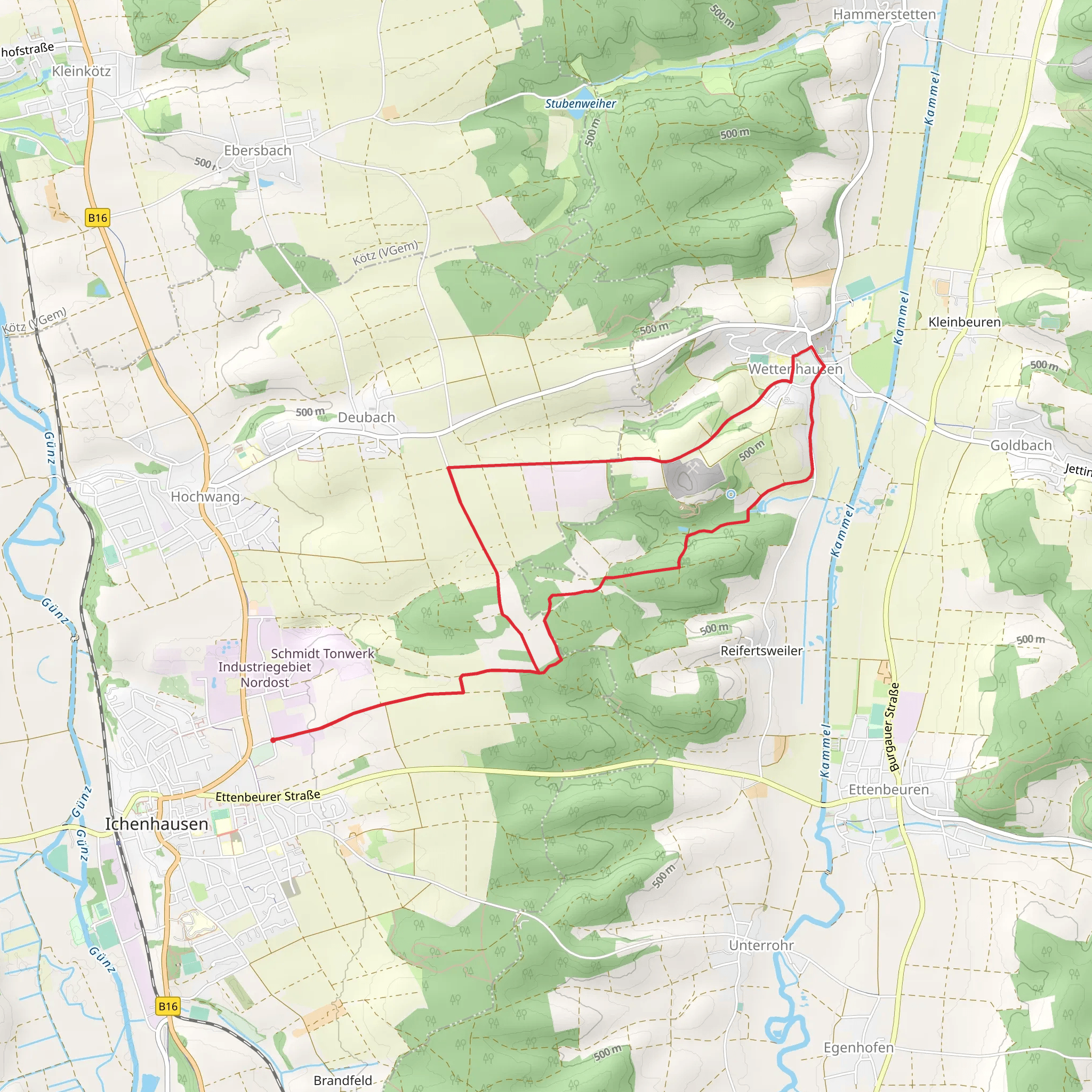 Keltenpfad Loop mobile static map