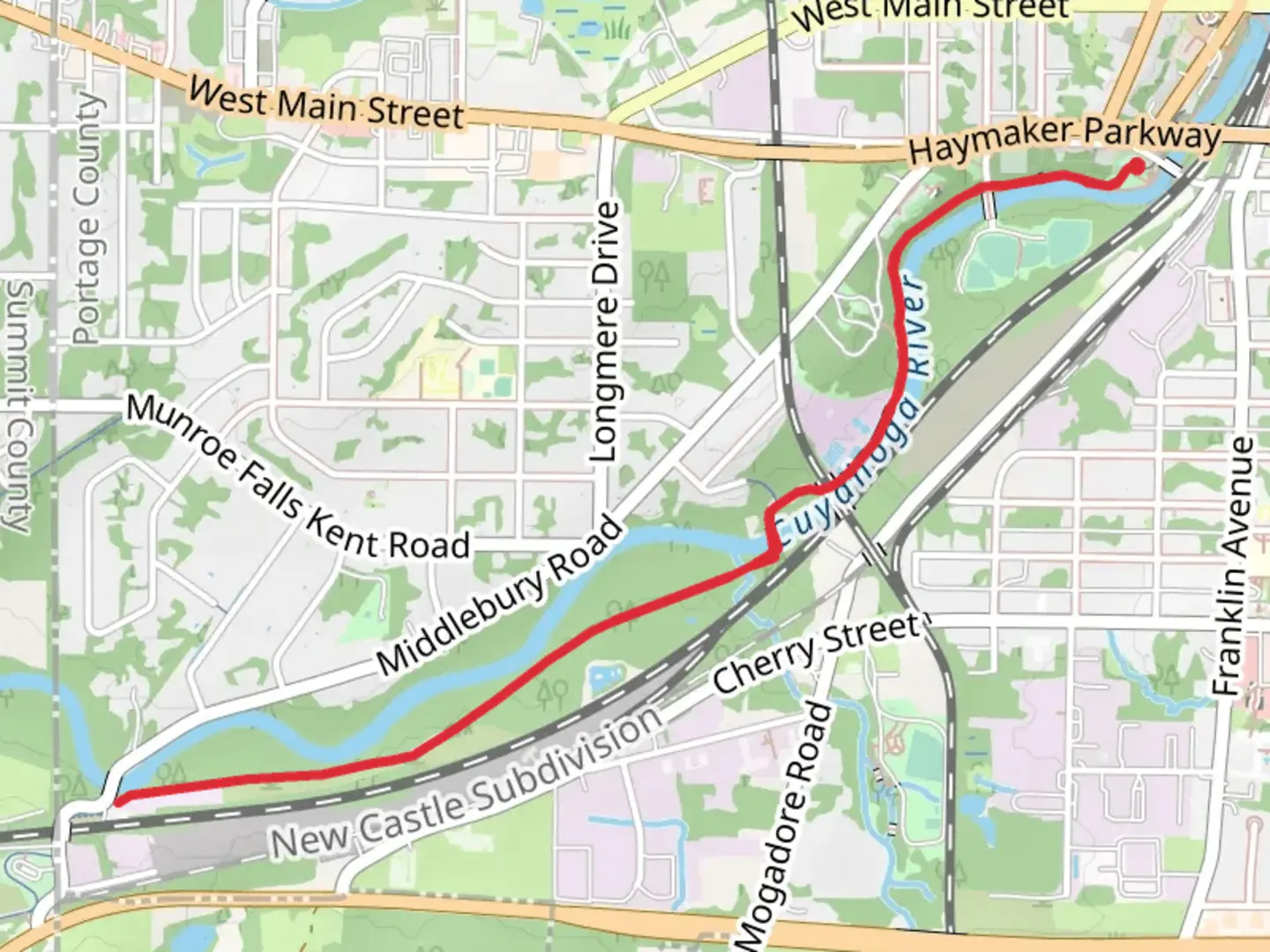 An image depicting the trail Portage Hike Trail and its surrounding area.