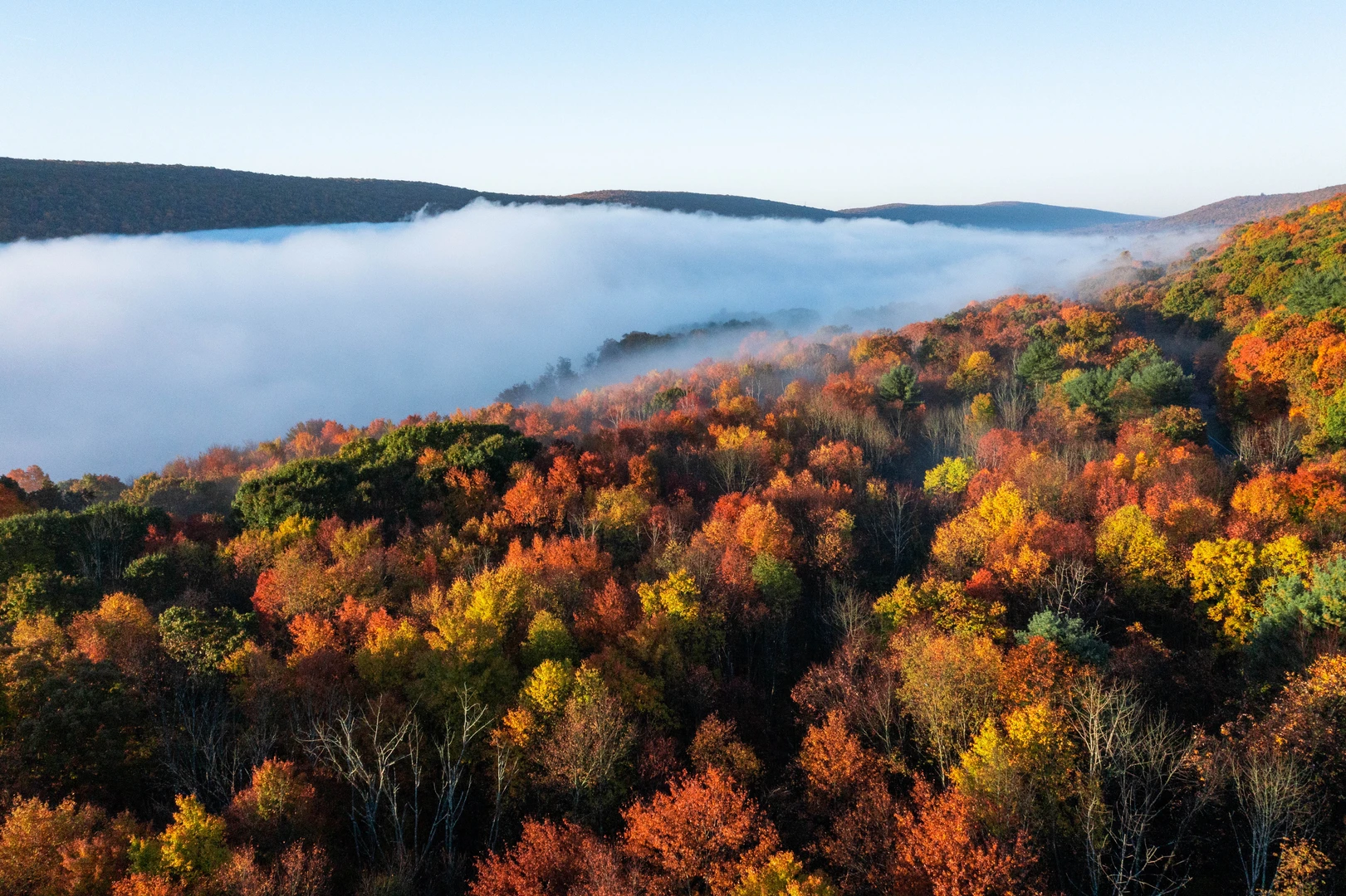 An image depicting the trail Mauch Chunk via Lake Mauch Chunk Creek Trail and its surrounding area.