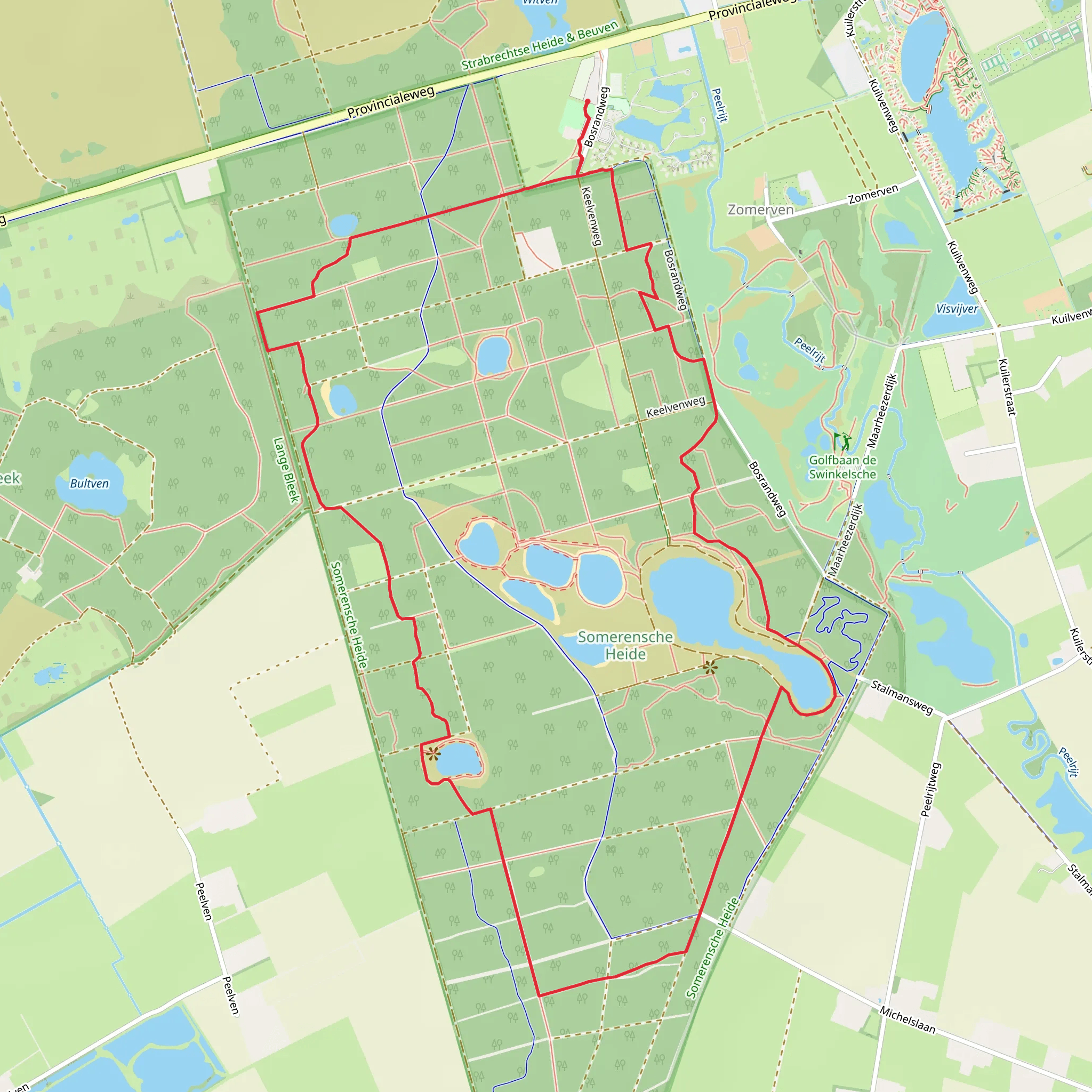 Keelven Route mobile static map