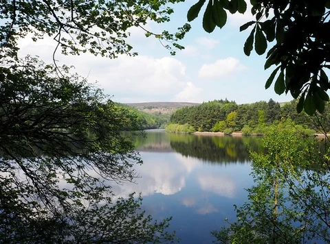 An image depicting the trail Low Bradfield and High Bradfield and its surrounding area.
