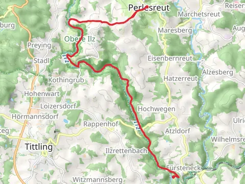 Perlesreut to Fürsteneck via Golsteig