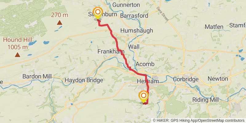 Northern Crossway stage 10 Map