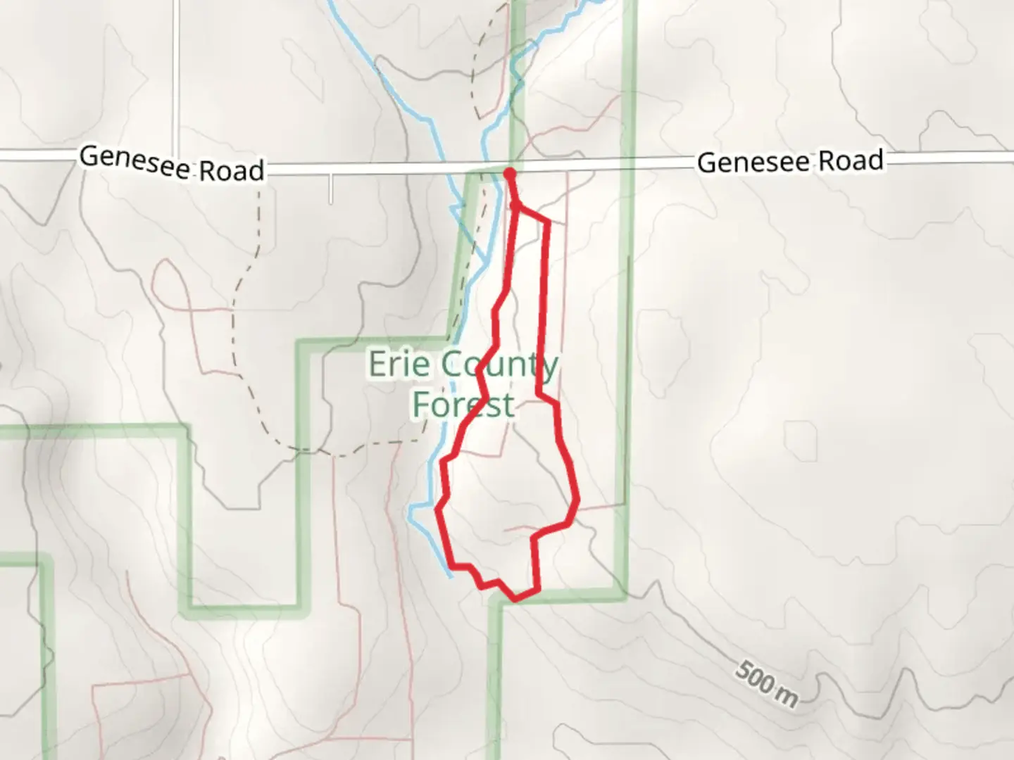 An image depicting the trail Dresser Creek Loop and its surrounding area.