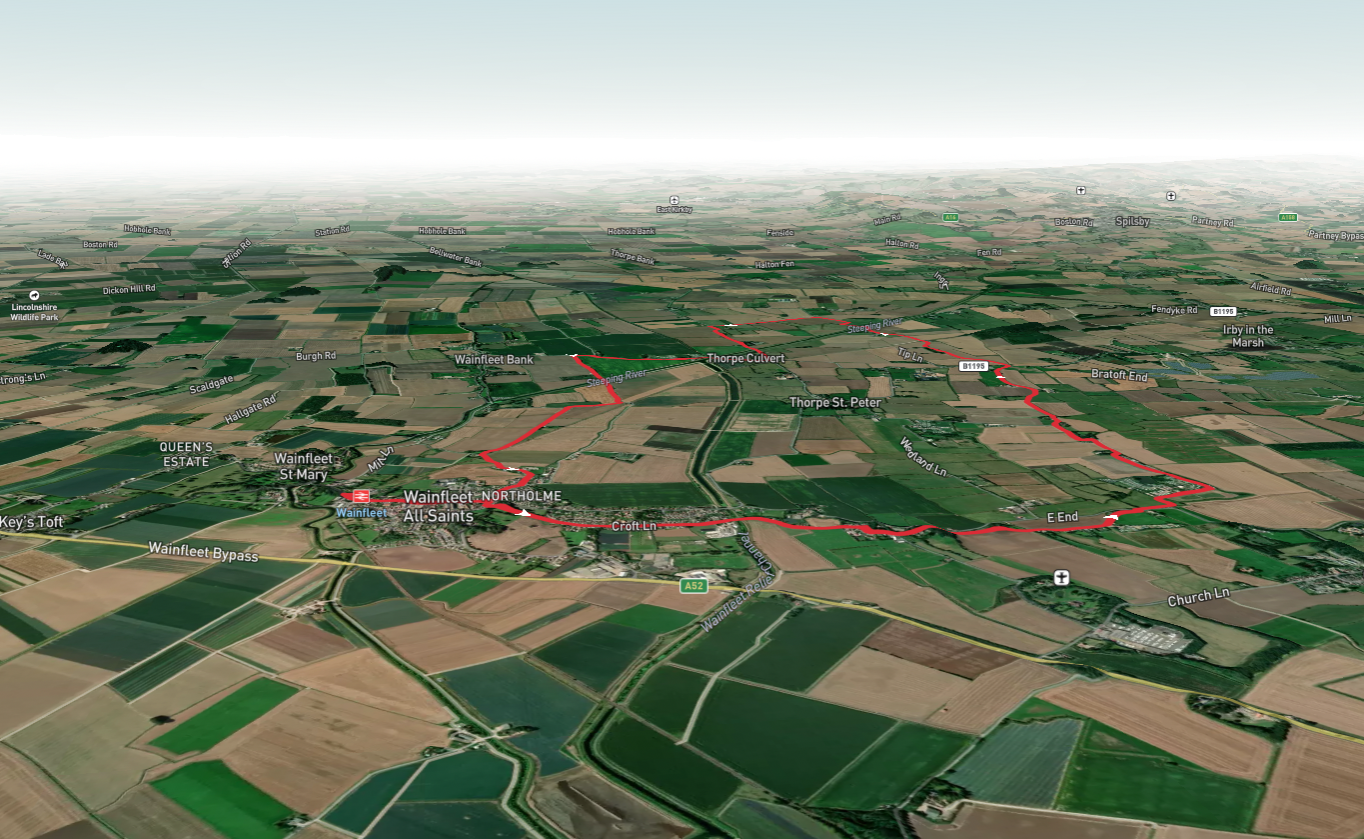 Wainfleet and Thorpe Culvert Loop via Wainfleet Relief Channel