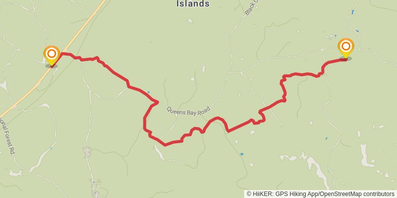 Florida National Scenic Trail stage 20 Map