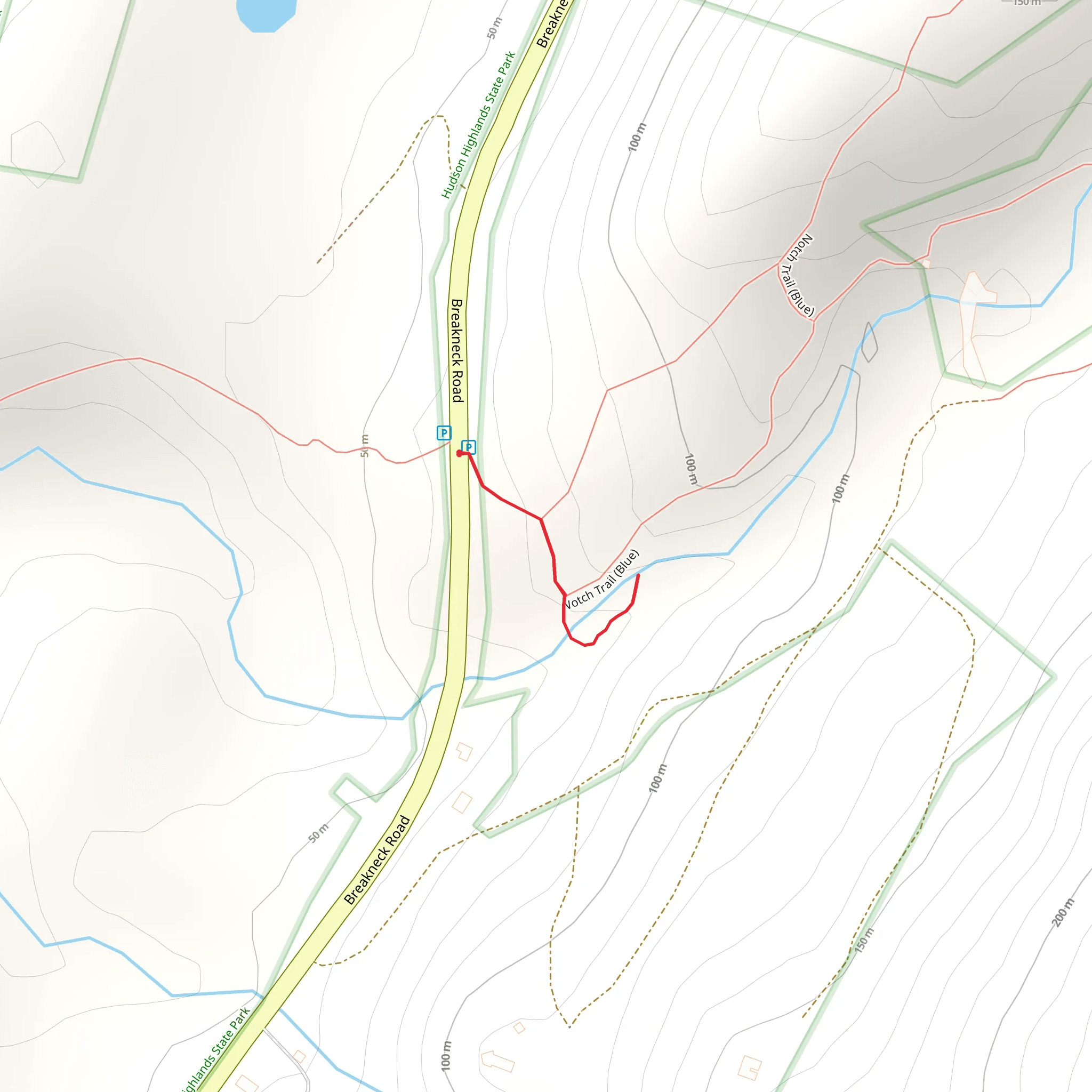 Gordons Brook mobile static map