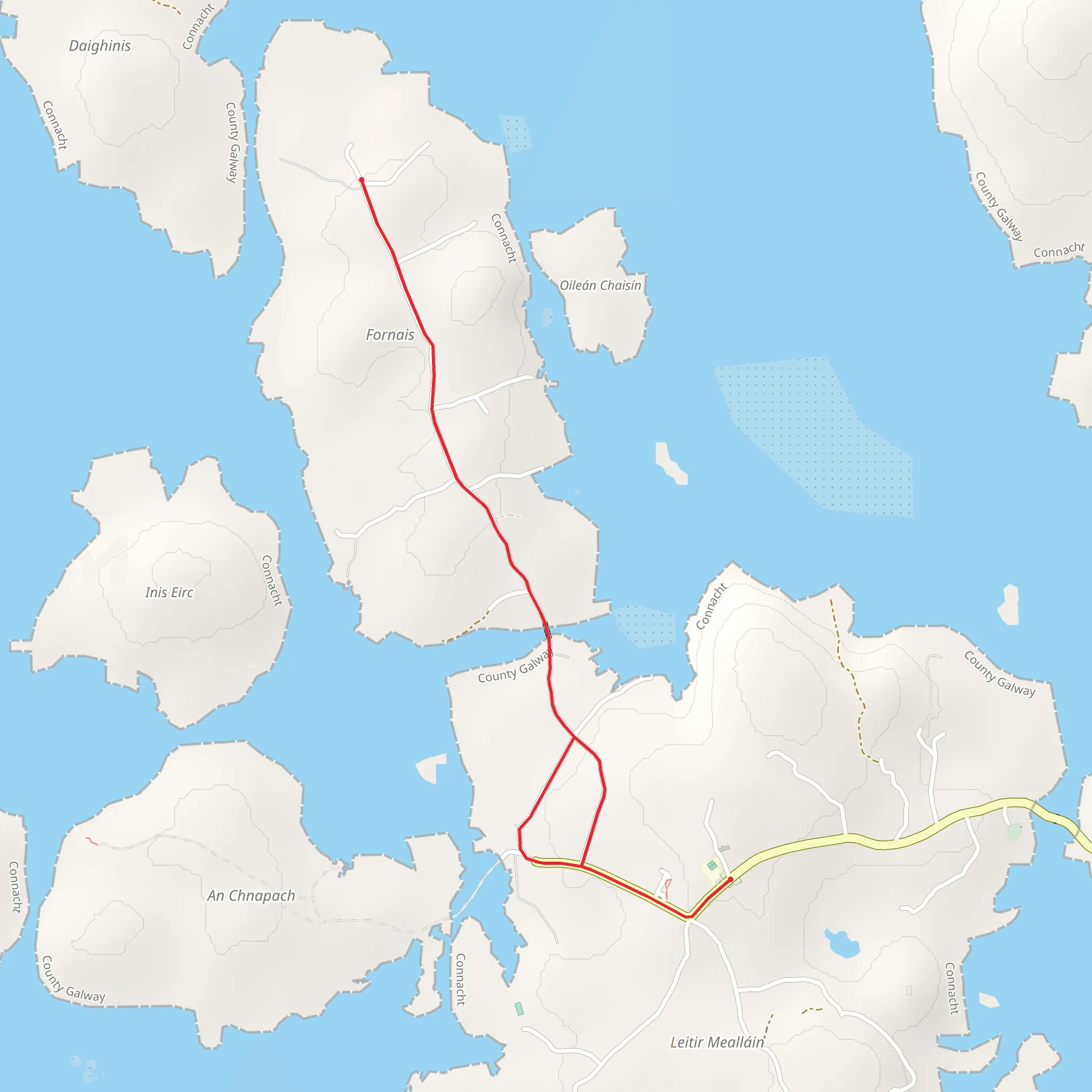 Bealach Siuloidi Leitir Meallain - Yellow Trail Furnace mobile static map