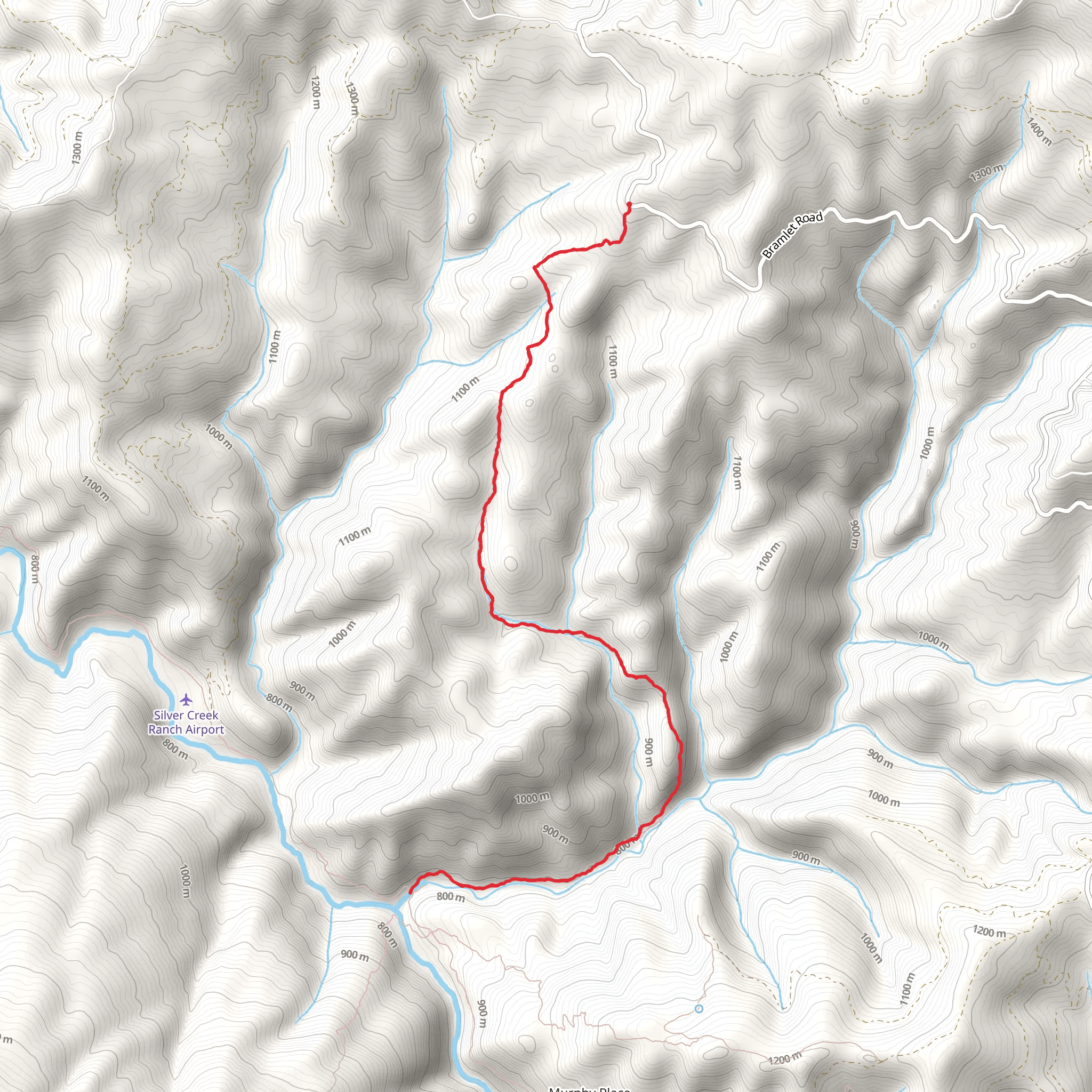 Smoky Creek Trail mobile static map