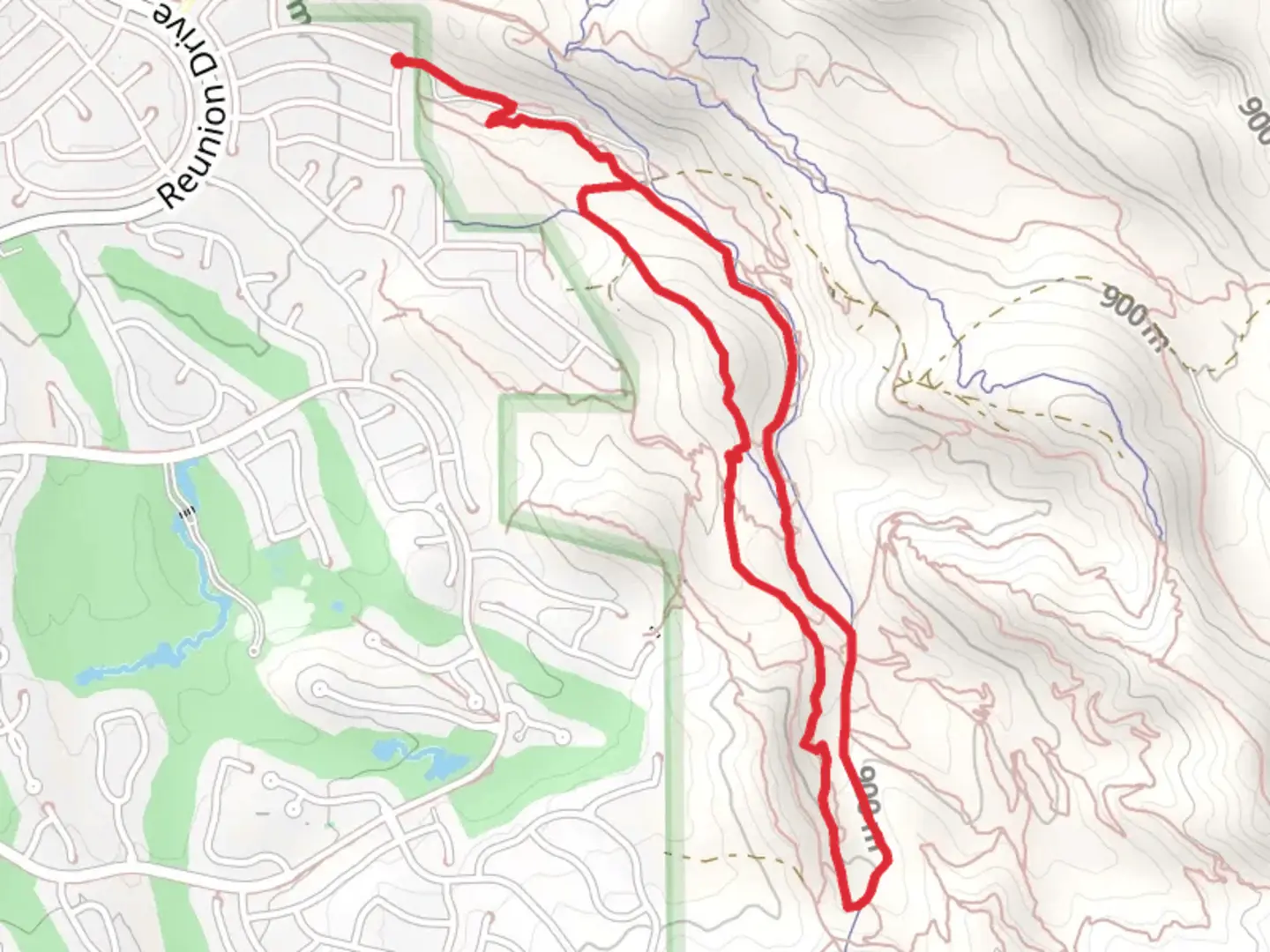 An image depicting the trail Beagledaddy and Anthem East Trail and its surrounding area.