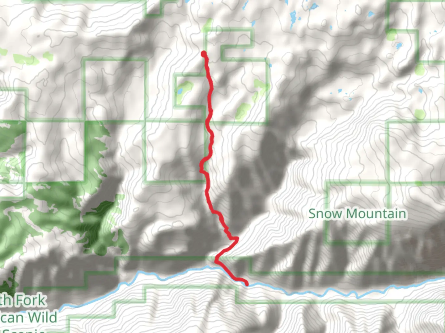 An image depicting the trail Big Granite Trail and its surrounding area.