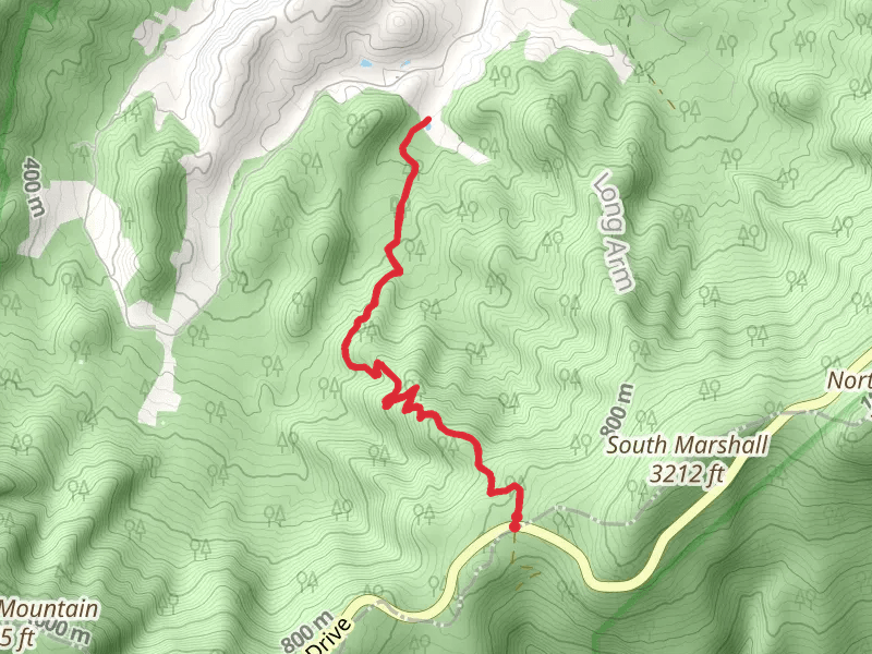 Browntown Trail mobile static map
