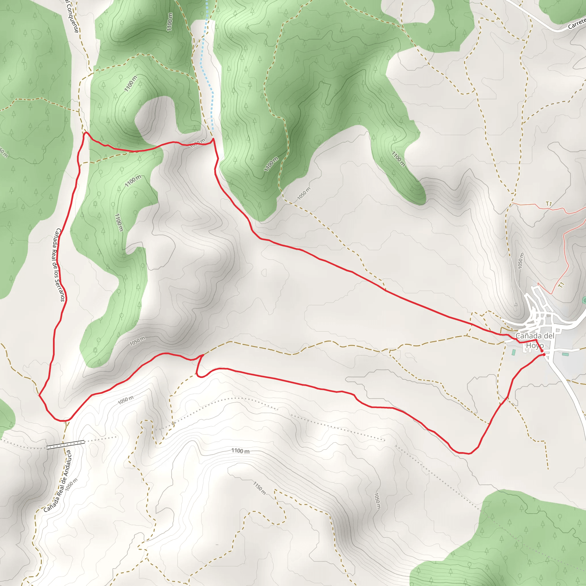 Cañada Real de los Chorros Trail PR CU 87 mobile static map