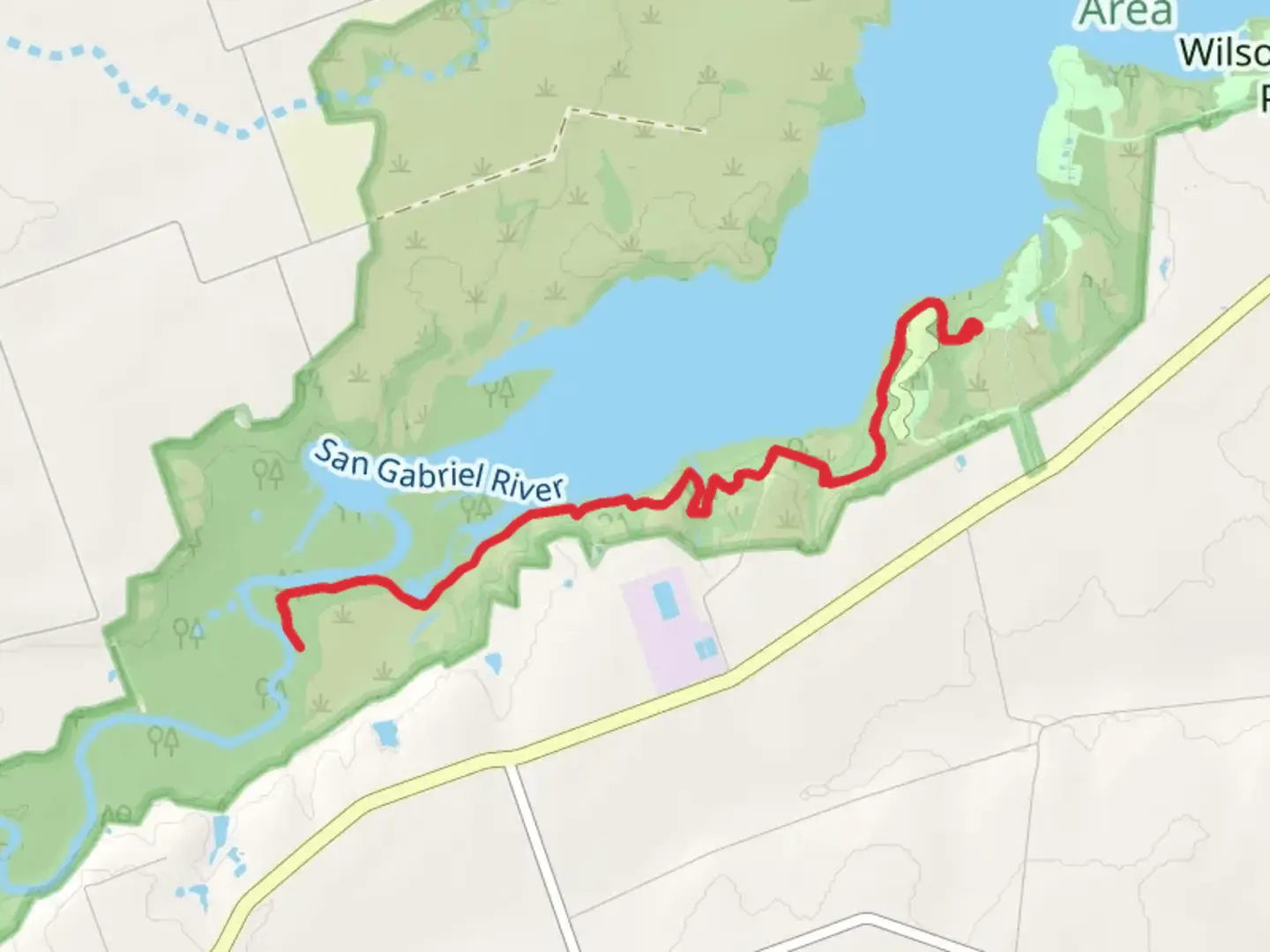 An image depicting the trail Comanche Bluff Trail - Granger Lake and its surrounding area.