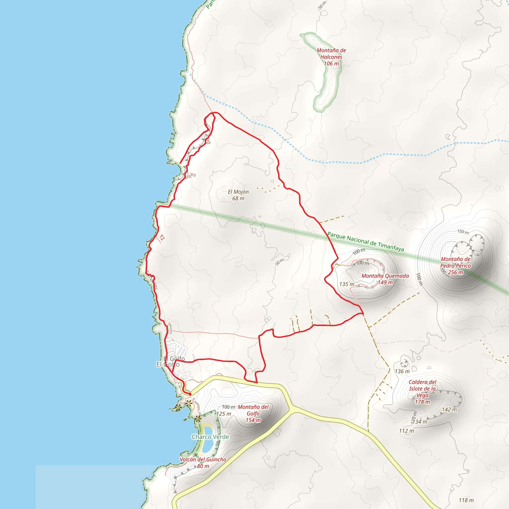 El Golfo - Playa del Paso mobile static map