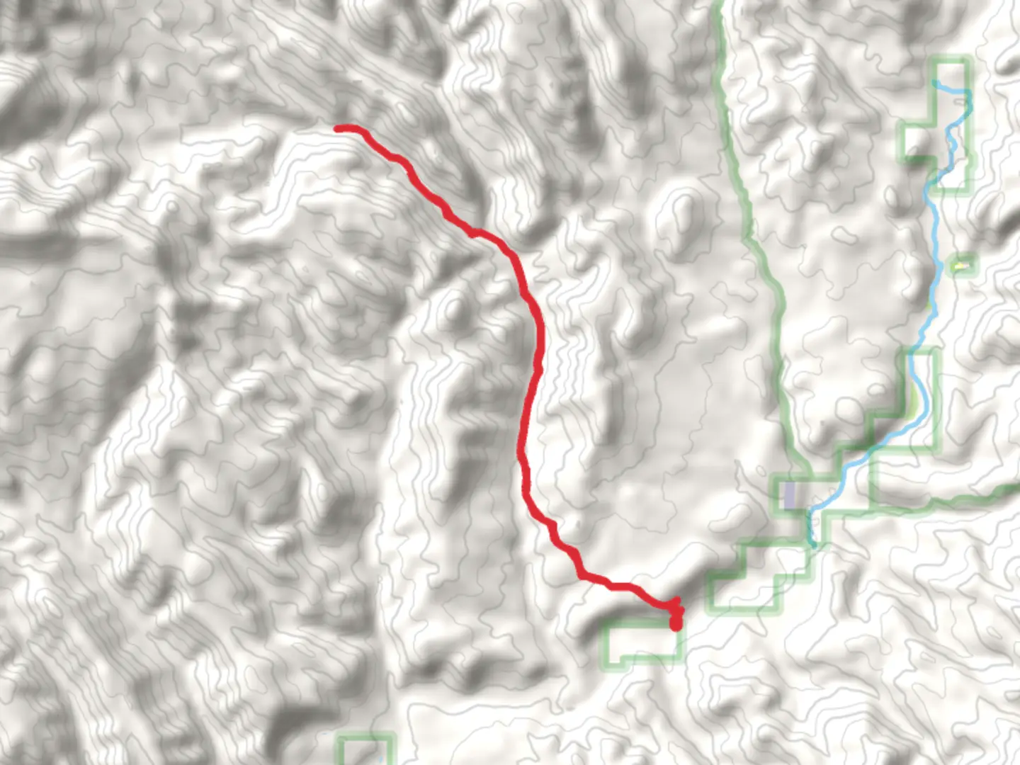 An image depicting the trail Foote Creek C Trail and its surrounding area.