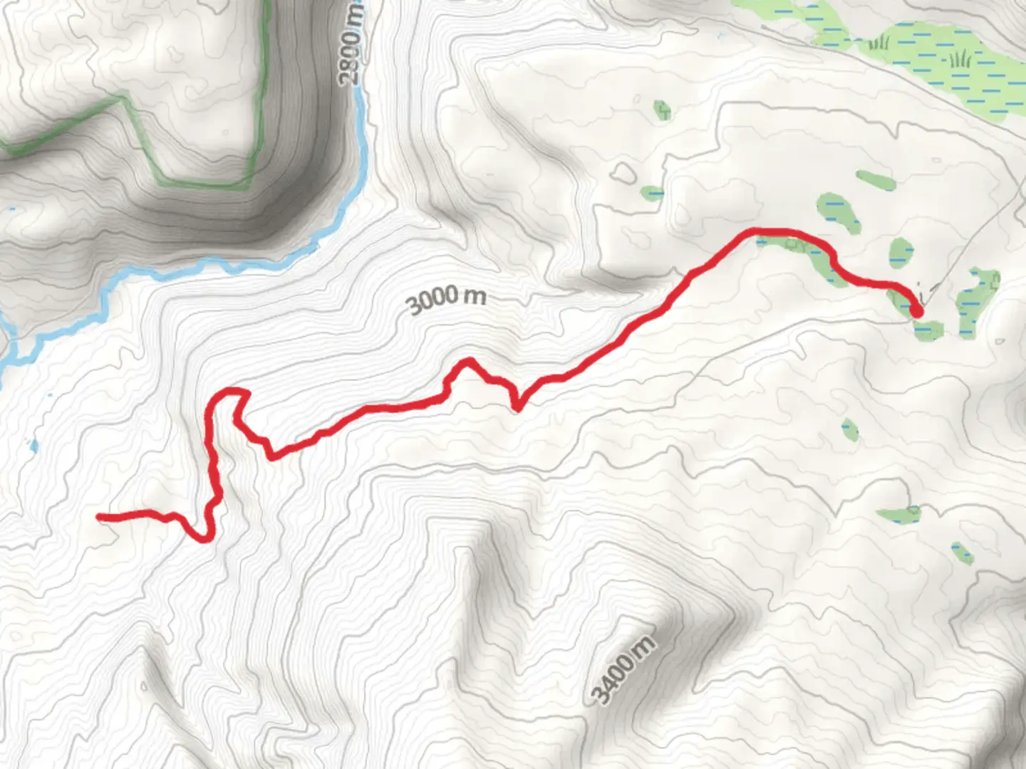 An image depicting the trail Winter Trail and its surrounding area.
