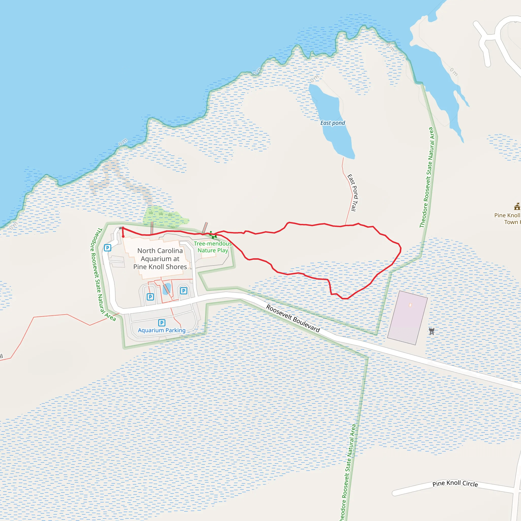 Alice G Hoffman Nature Loop Trail mobile static map