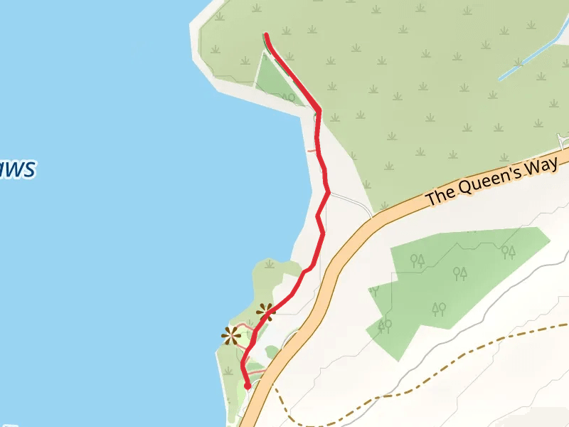 Bruce’s Stone Trail mobile static map