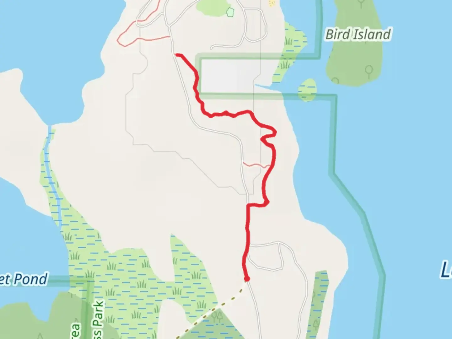 An image depicting the trail Moss Park Trail - Short and its surrounding area.