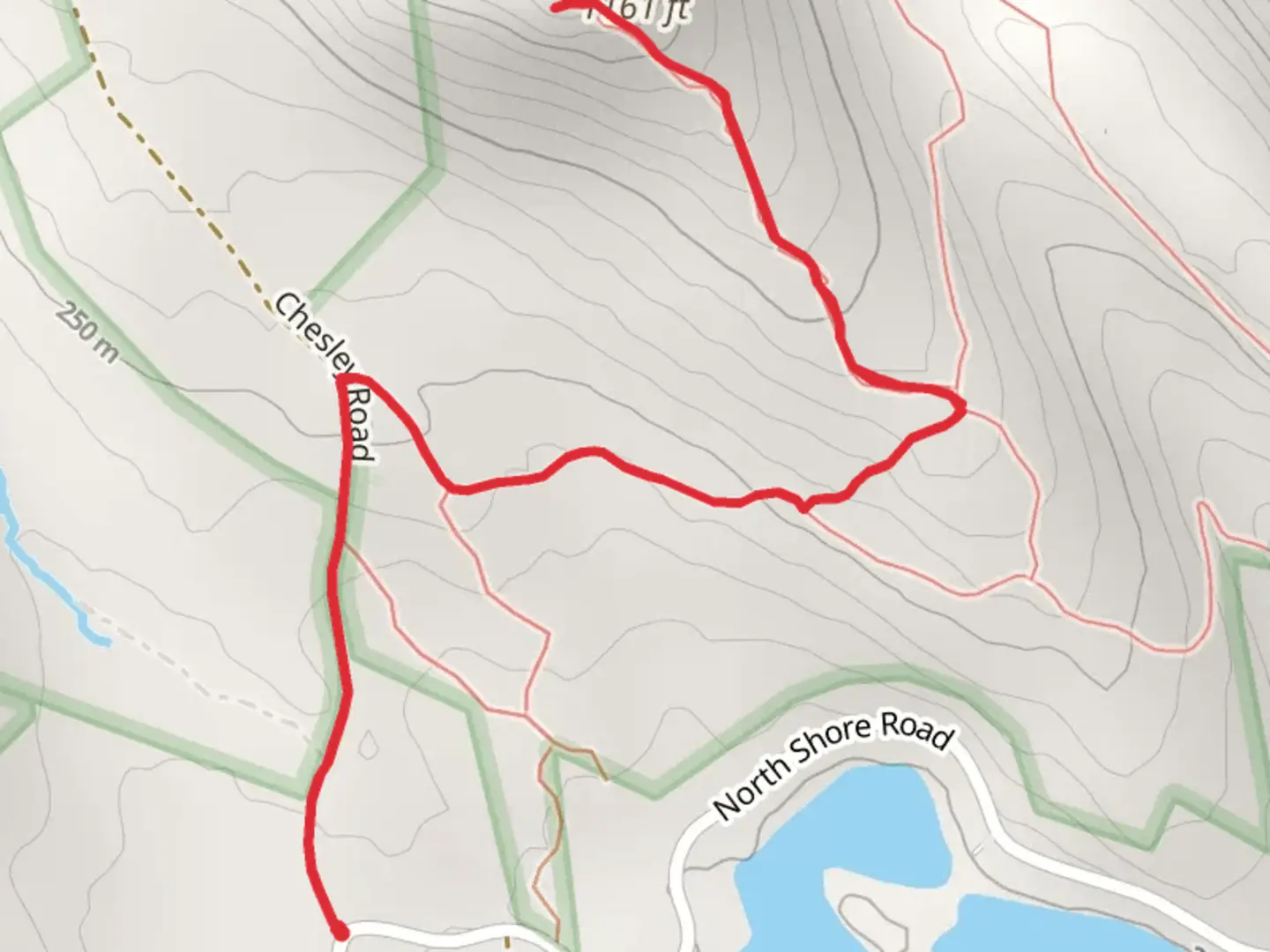 An image depicting the trail Mount Molly Trail and its surrounding area.