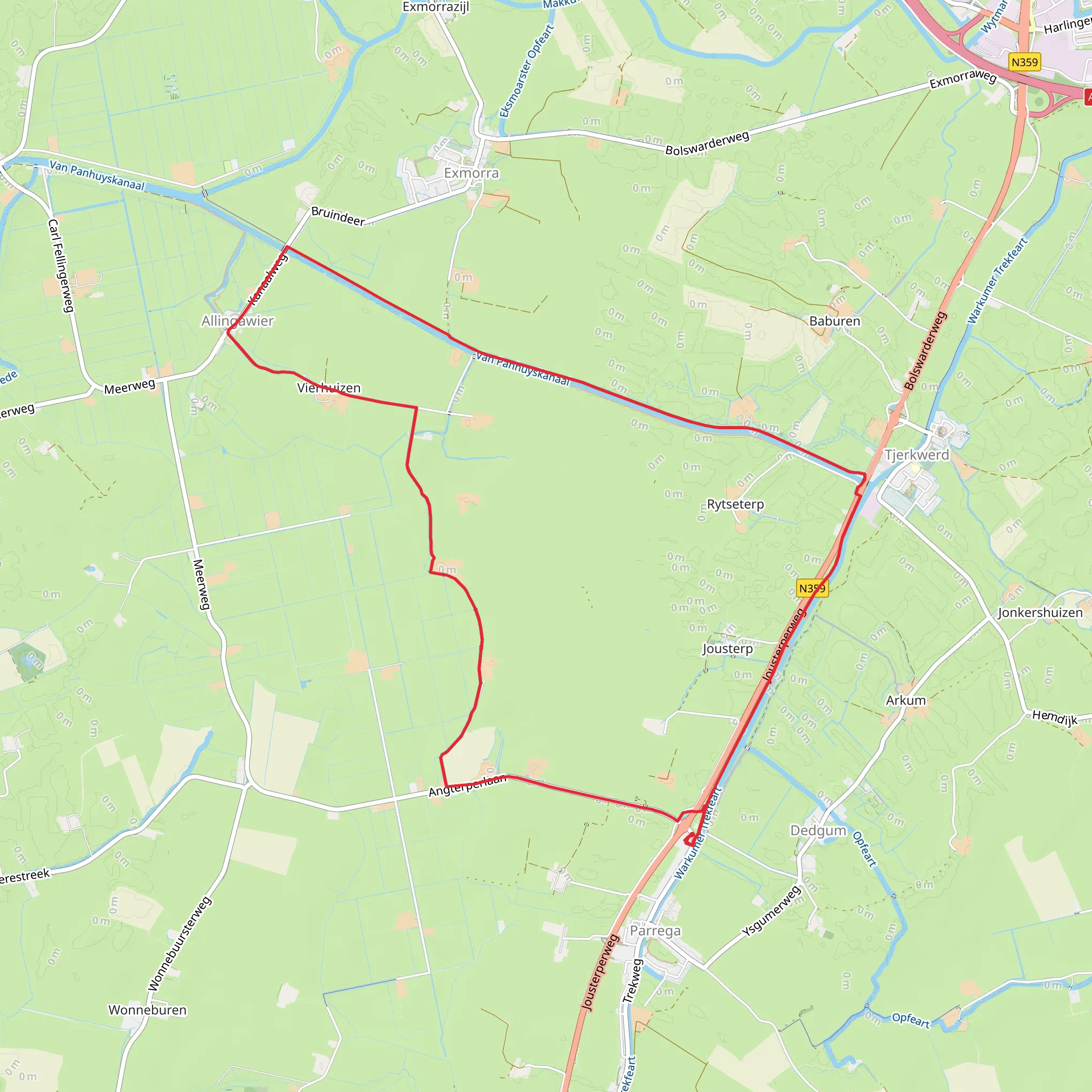 Van Panhuyskanaal and Angtrerperlaan Loop mobile static map