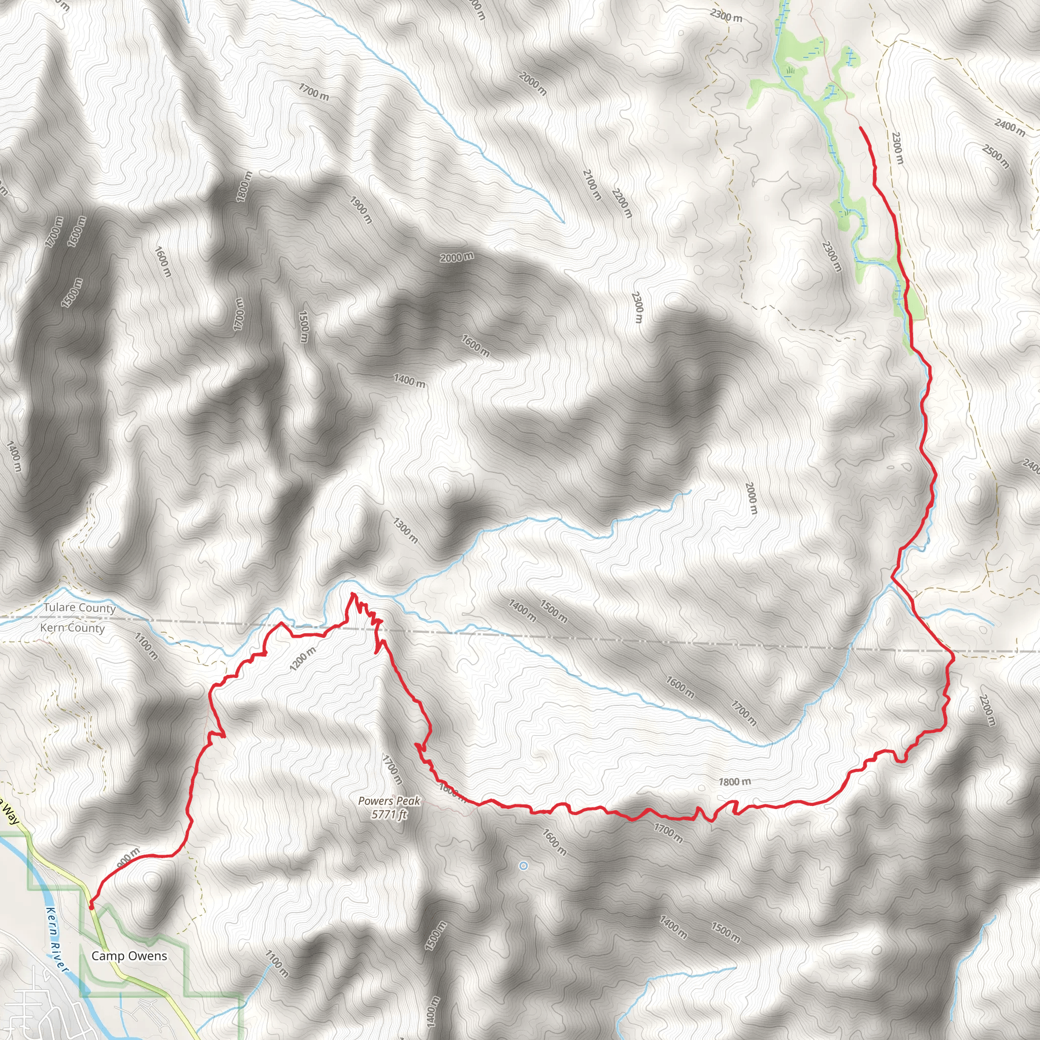 Cannell Creek and Cannell Trail mobile static map