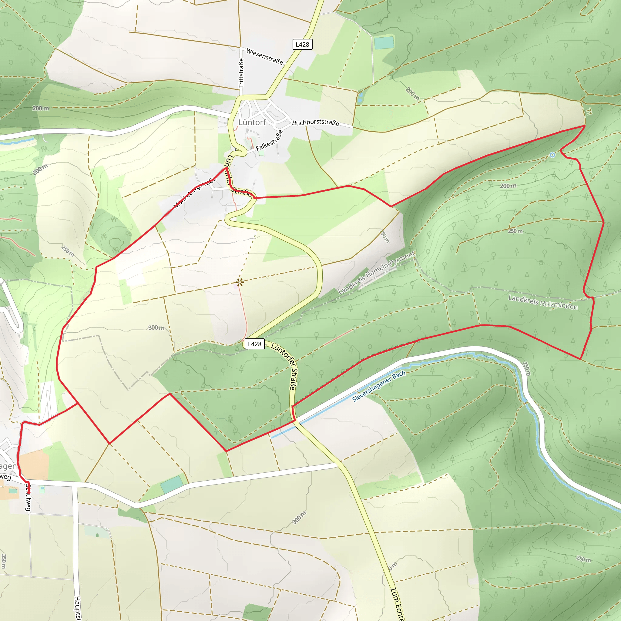 Lichtenhagen Loop mobile static map