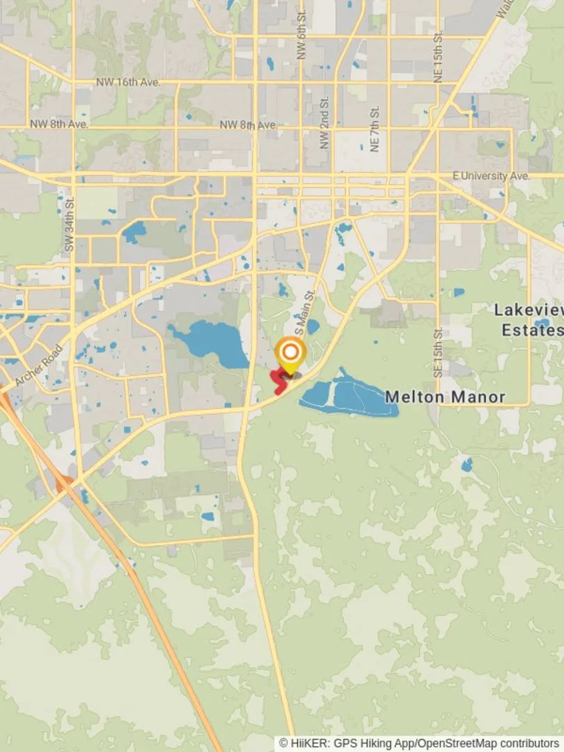 An image depicting the trail Bivens Arm Nature Park Loop and its surrounding area.