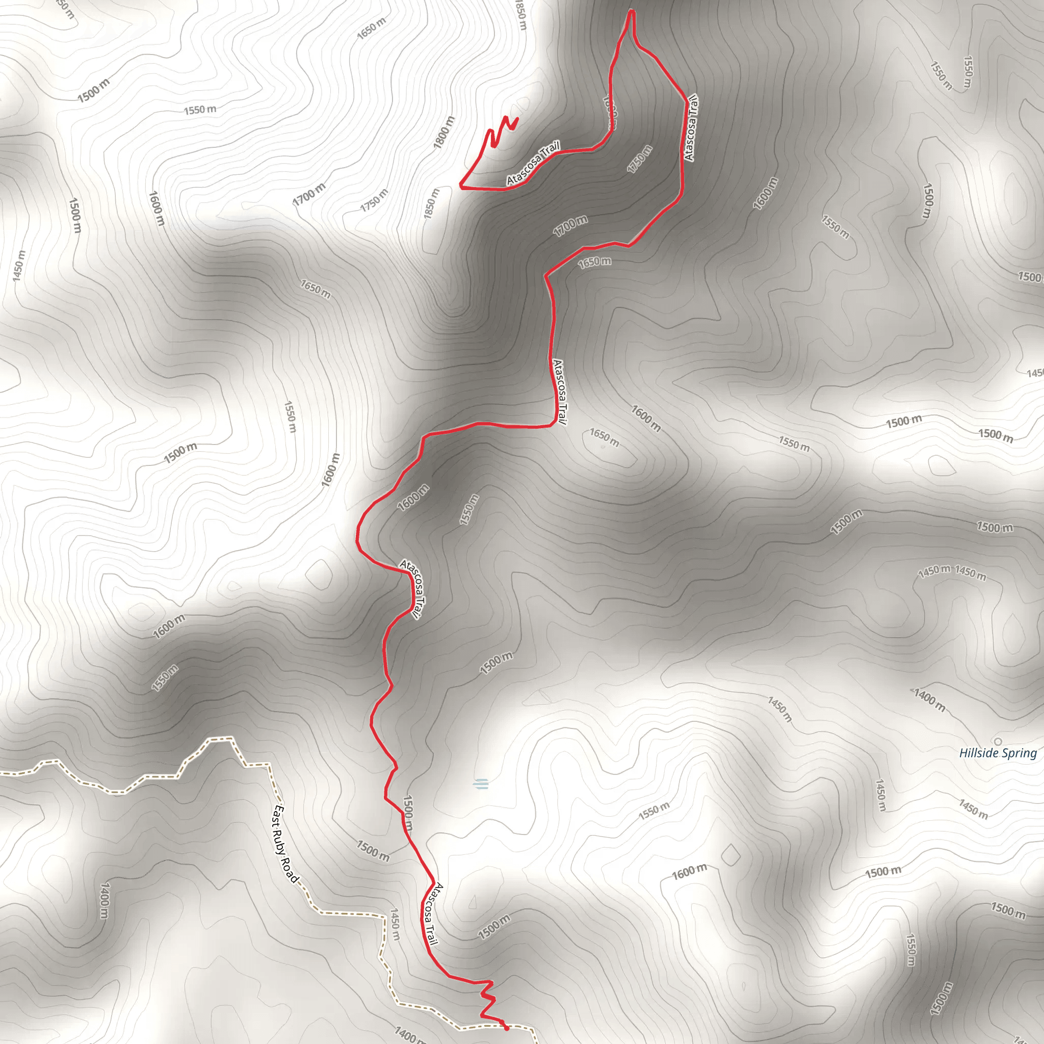 Atascosa Trail mobile static map
