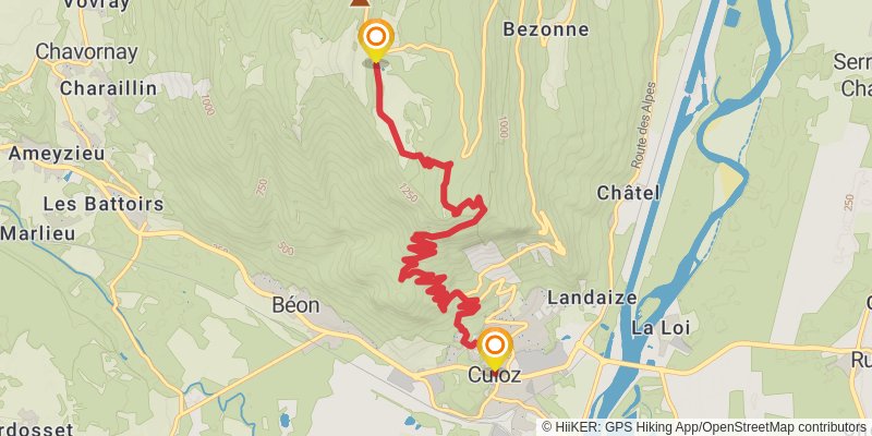 GR 509 - GTJ la Grande Traversée du Jura stage 24 Map