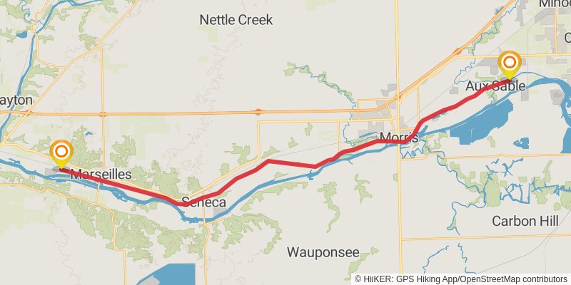 American Discovery Trail - North stage 16 Map