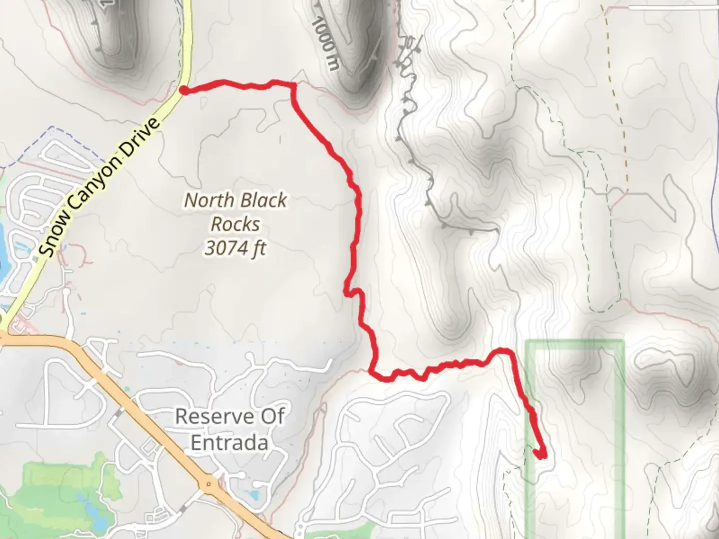 An image depicting the trail Scout Cave Trail and its surrounding area.