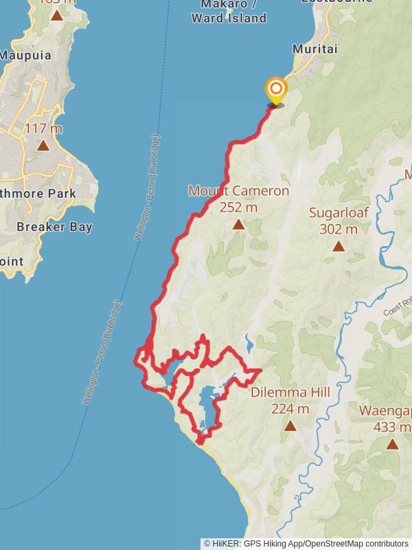 Eastbourne Lakes Circuit mobile static map