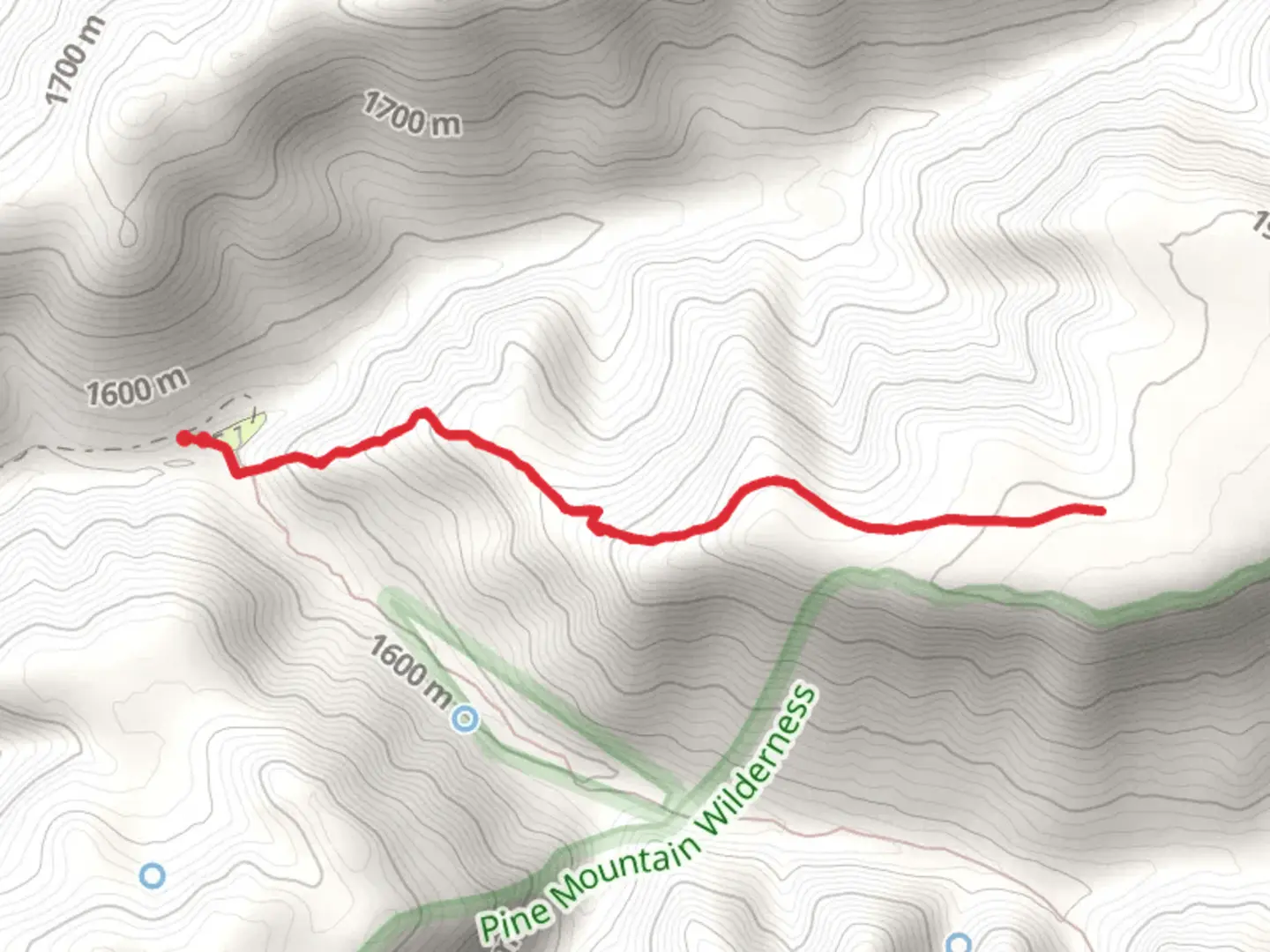 An image depicting the trail Salt Flat Trail and its surrounding area.