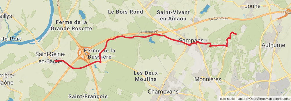 Camino Strasbourg-Saint Jean Pied de Port via Le Puy stage 21 Map