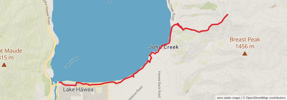 Te Araroa Trail stage 154 Map