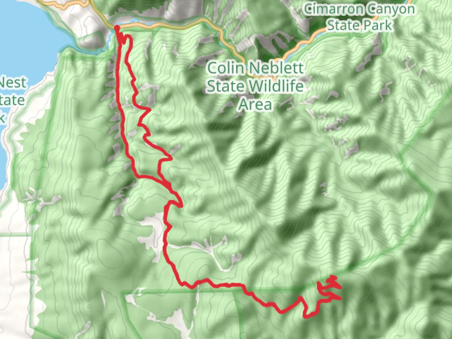 An image depicting the trail Mount Phillips via Lower Tolby Trail and its surrounding area.