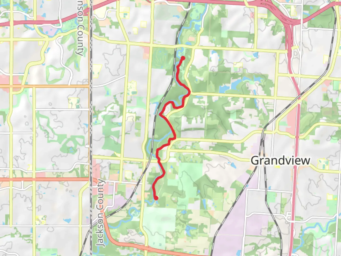 An image depicting the trail River Trail - Minor Park and its surrounding area.